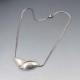 Jens J Aagard Modernist Silver Necklace