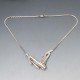 Theodor Olsen Silver Modernist Necklace