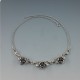  Theodor Klotz, TEKA, 835 Silver Rose Necklace