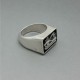 Hans Hansen Silver Modernist Ring