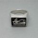 Hans Hansen Silver Modernist Ring