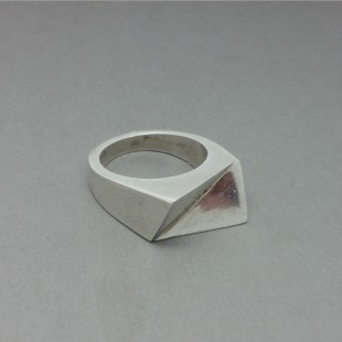 Arne Johansen Denmark Modernist Sterling Silver Ring