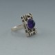  CNP Claus Linkenheil Amethyst Modernist Ring  