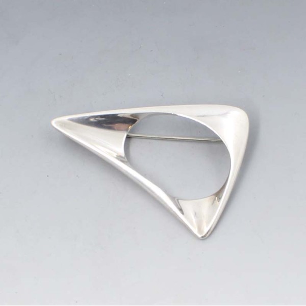 Georg Jensen Henning Koppel 375 silver brooch