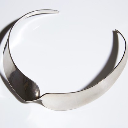 Pekka Piekainen silver collar necklace