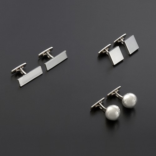 Franz Hingelberg sterling silver cufflinks